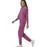 Body Action Modal Crop Sweatshirt Crushed Berry Γυναικείο Φούτερ Ματζέντα
