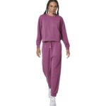 Body Action Modal Crop Sweatshirt Crushed Berry Γυναικείο Φούτερ Ματζέντα