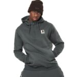 Body Action Half-Zip Hooded Sweatshirt Balsam Green Ανδρική Φούτερ Μπλούζα με Κουκούλα Λαδί