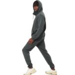 Body Action Half-Zip Hooded Sweatshirt Balsam Green Ανδρική Φούτερ Μπλούζα με Κουκούλα Λαδί