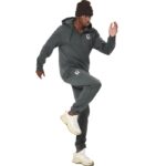 Body Action Half-Zip Hooded Sweatshirt Balsam Green Ανδρική Φούτερ Μπλούζα με Κουκούλα Λαδί