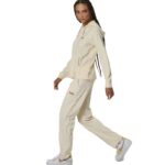 Body Action Velour Hoodie Jacket Birch Cream Γυναικεία Ζακέτα Βελούδο Εκρού