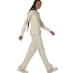 Body Action Velour Hoodie Jacket Birch Cream Γυναικεία Ζακέτα Βελούδο Εκρού