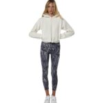 Body Action Full-Zip Sherpa Fleece Hoodie Arctic Wolf Ecru Γυναικεία Ζακέτα Προβατάκι Εκρού