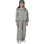 Body Action Modal Full-Zip Hoodie Fog Green Παιδική Ζακέτα Λαδί