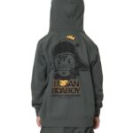 Body Action Hooded Jacket Balsam Green Παιδική Ζακέτα με Κουκούλα Λαδί