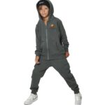 Body Action Hooded Jacket Balsam Green Παιδική Ζακέτα με Κουκούλα Λαδί
