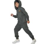 Body Action Hooded Jacket Balsam Green Παιδική Ζακέτα με Κουκούλα Λαδί