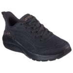 Skechers BOBS Sport Squad Waves - Just Wading Γυναικεία Αθλητικά Παπούτσια Μαύρα