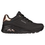 Skechers Uno - Golder Air Γυναικεία Sneakers Μαύρα