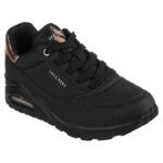 Skechers Uno - Golder Air Γυναικεία Sneakers Μαύρα