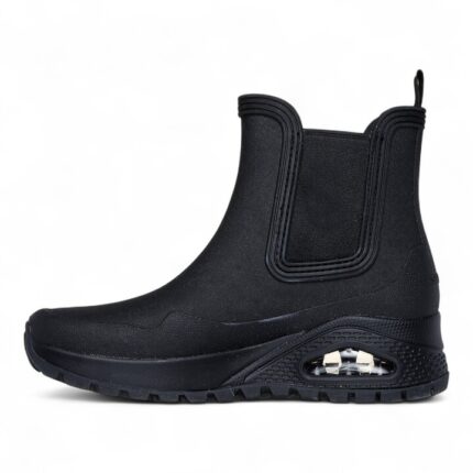 Skechers Uno Rugged – Dancing N The Rain Γυναικεία Μποτάκια Μαύρα