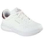 Skechers Uno Lite - Shimmer Along Γυναικεία Sneakers Λευκά