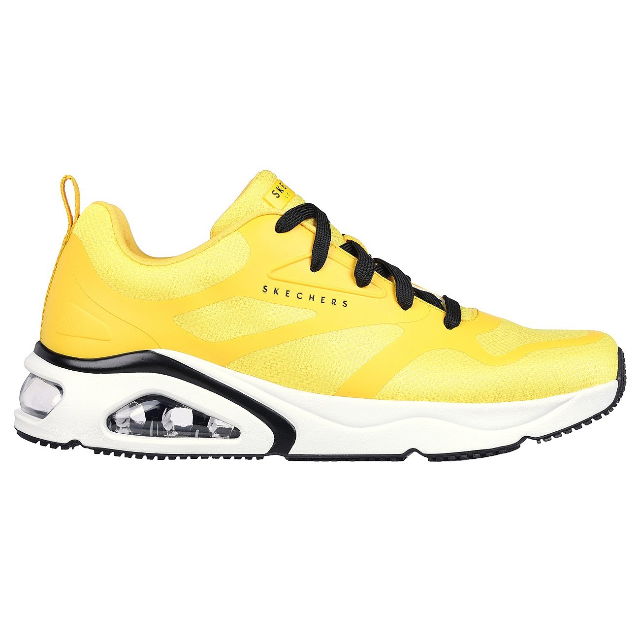Skechers Tres-Air Uno - Revolution-Airy Ανδρικά Αθλητικά Παπούτσια Κίτρινα
