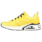 Skechers Tres-Air Uno - Revolution-Airy Ανδρικά Αθλητικά Παπούτσια Κίτρινα
