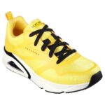 Skechers Tres-Air Uno - Revolution-Airy Ανδρικά Αθλητικά Παπούτσια Κίτρινα
