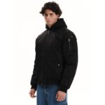 Emerson Flight Jacket With Removable Hood Ανδρικό Μπουφάν Με Αποσπώμενη Κουκούλα Μαύρο