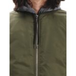 Emerson Flight Jacket With Removable Hood Ανδρικό Μπουφάν Με Αποσπώμενη Κουκούλα Λαδί