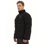 Emerson Puffer Jacket w/ Roll-in Hood Ανδρικό Μπουφάν Με Κρυφή Κουκούλα Μαύρο