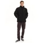 Emerson Puffer Jacket w/ Roll-in Hood Ανδρικό Μπουφάν Με Κρυφή Κουκούλα Μαύρο