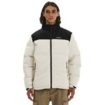 Emerson Puffer Jacket w/ Roll-in Hood Ανδρικό Μπουφάν Με Κρυφή Κουκούλα Εκρού / Μαύρο
