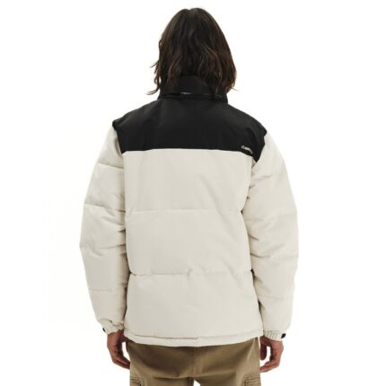 Emerson Puffer Jacket w/ Roll-in Hood Ανδρικό Μπουφάν Με Κρυφή Κουκούλα Εκρού / Μαύρο