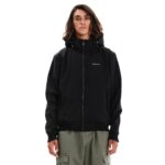 Emerson Bonded Bomber Jacket w/ Det/ble Hood Ανδρικό Μπουφάν Με Αποσπώμενη Κουκούλα Μαύρο