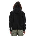 Emerson Bonded Bomber Jacket w/ Det/ble Hood Ανδρικό Μπουφάν Με Αποσπώμενη Κουκούλα Μαύρο