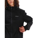 Emerson Bonded Bomber Jacket w/ Det/ble Hood Ανδρικό Μπουφάν Με Αποσπώμενη Κουκούλα Μαύρο