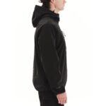 Emerson Hooded Raglan Bonded Bomber Jacket Ανδρικό Μπουφάν Με Κουκούλα Μαύρο
