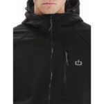 Emerson Hooded Raglan Bonded Bomber Jacket Ανδρικό Μπουφάν Με Κουκούλα Μαύρο