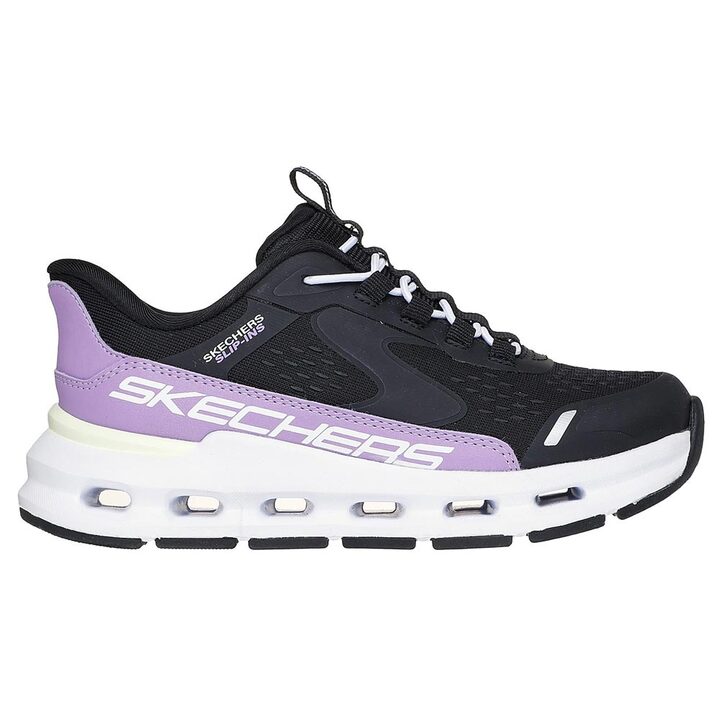 Skechers Slip-ins: Glide-Step - Vista Lane Παιδικά Sneakers Μαύρα / Μωβ