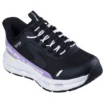 Skechers Slip-ins: Glide-Step - Vista Lane Παιδικά Sneakers Μαύρα / Μωβ