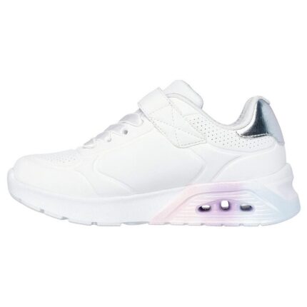 Skechers Uno Lite 2.0 - Vivid Metallic Παιδικά Sneakers με Σκρατς Λευκά