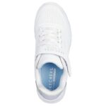 Skechers Uno Lite 2.0 - Vivid Metallic Παιδικά Sneakers με Σκρατς Λευκά