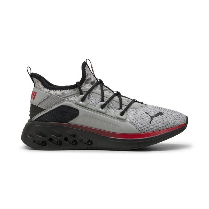 Puma Softride Frequence Street Ανδρικά Παπούτσια Τρεξίματος Γκρι / Κόκκινο