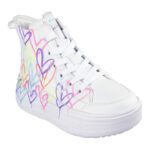 Skechers x JGoldcrown: Hyperlift Παιδικά Μποτάκια Λευκά