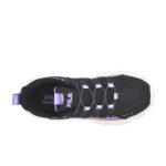 Fila Memory Spinel 3 Lace Παιδικά Sneakers με Κορδόνια Μαύρα / Μωβ