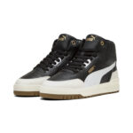 Puma Shuffle Downtown Mid Ανδρικά Μποτάκια Μαύρα / Λευκό