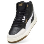 Puma Shuffle Downtown Mid Ανδρικά Μποτάκια Μαύρα / Λευκό