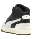 Puma Shuffle Downtown Mid Ανδρικά Μποτάκια Μαύρα / Λευκό