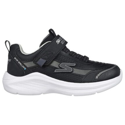 Skechers Hyper-Blitz - Hydro-Tronix Παιδικά Παπούτσια Τρεξίματος Με Σκρατς Μαύρα / Ασημί