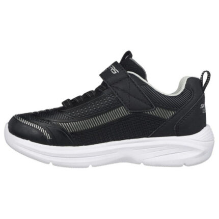Skechers Hyper-Blitz - Hydro-Tronix Παιδικά Παπούτσια Τρεξίματος Με Σκρατς Μαύρα / Ασημί