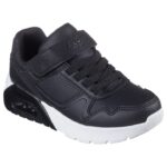 Skechers Uno Lite 2.0 - Pillar Duo Παιδικά Sneakers Μαύρα