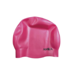 Amila Swim Cap No Wrinkle Medium Hair Σκουφάκι Κολύμβησης Σιλικόνης Για Μακριά Μαλλιά Φουξ