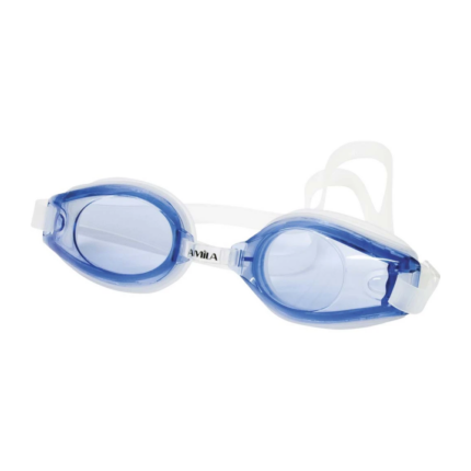Amila Swim Goggles Kids Παιδικά Γυαλιά Πισίνας Σιλικόνης Μπλε με Διάφανους Φακούς