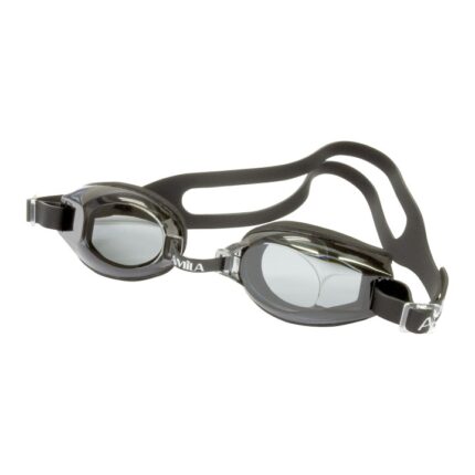 Amila Swim Goggles Kids Παιδικά Γυαλιά Πισίνας Σιλικόνης Μαύρα με Φιμέ Φακούς
