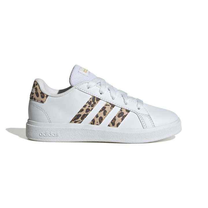 adidas Grand Court 2.0 Shoes Kids Παιδικά Sneakers Λευκά / Λεοπάρ