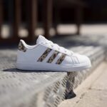 adidas Grand Court 2.0 Shoes Kids Παιδικά Sneakers Λευκά / Λεοπάρ