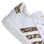 adidas Grand Court 2.0 Shoes Kids Παιδικά Sneakers Λευκά / Λεοπάρ